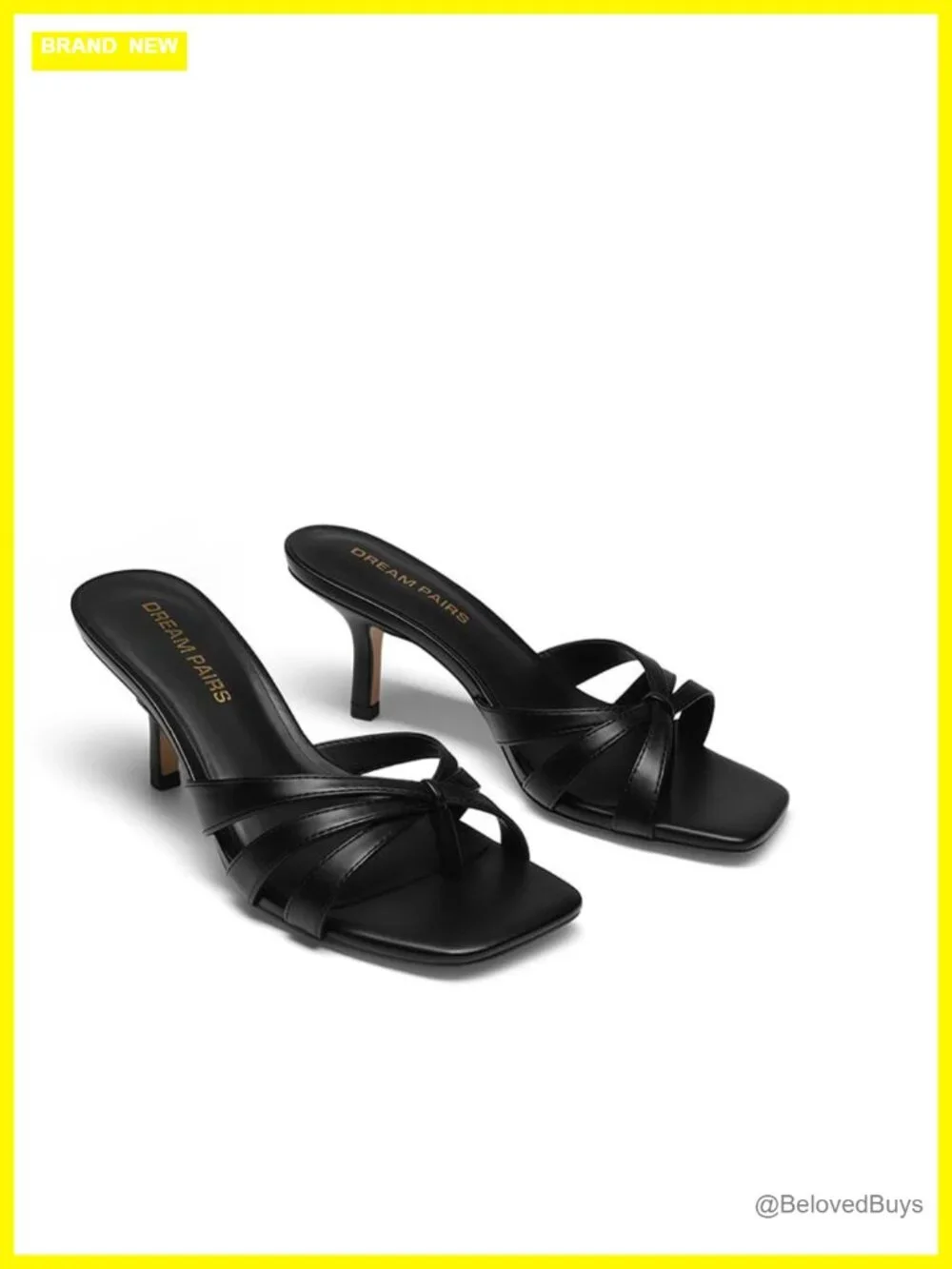 Women's Thong Kitten Heel Sandals Faux Leather 2.5